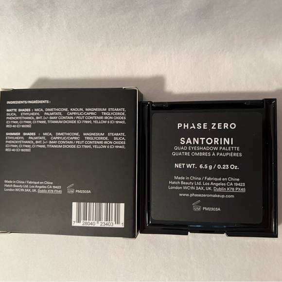 🌟NIB🌟 PHASE ZERO Quad Eyeshadow Palette in Santorini 🌟GREAT NEUTRALS🌟 - Picture 6 of 6